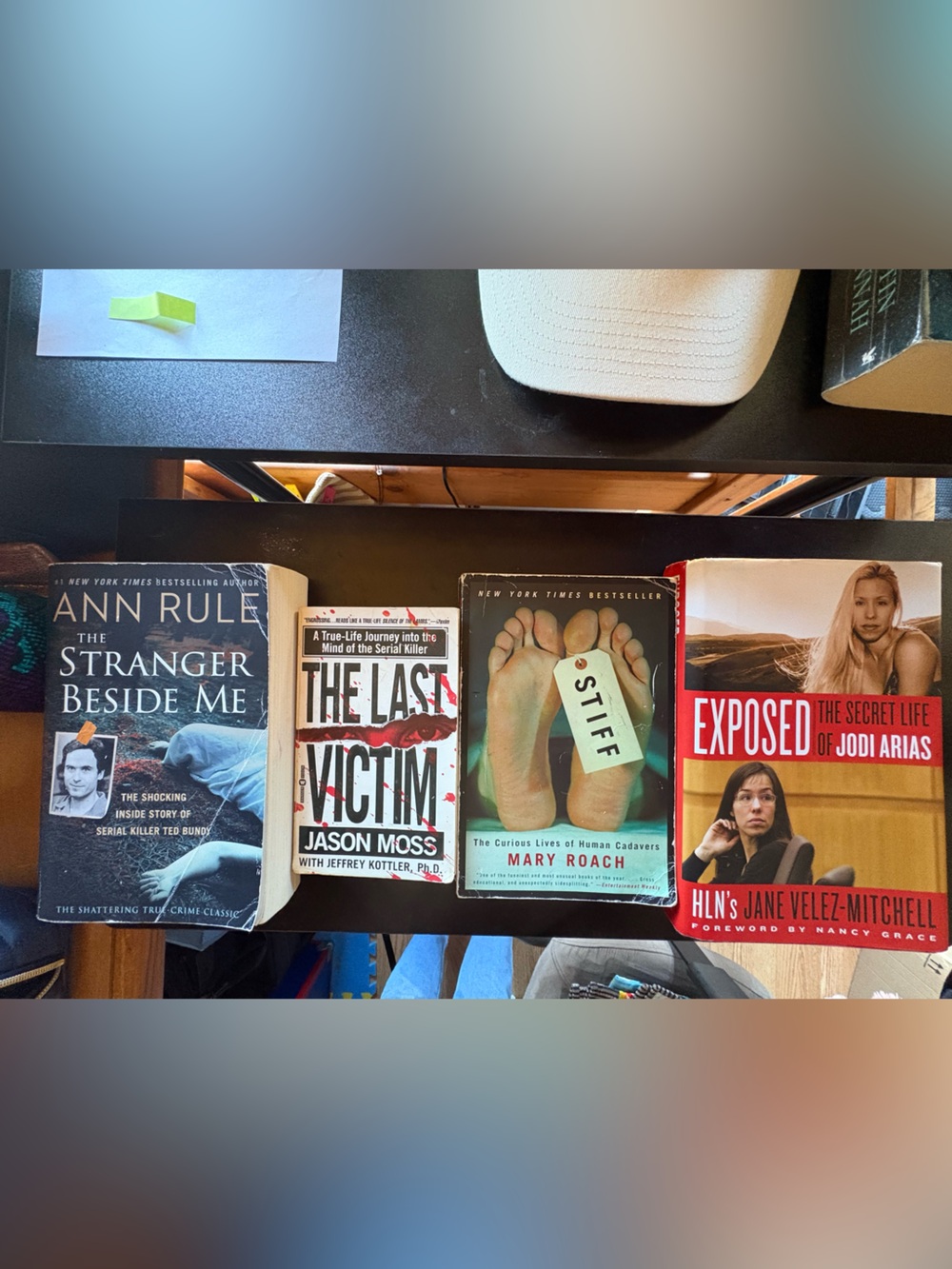 True Crime Book Lot - The Stranger Beside Me, The Last Victim, Stiff, Exposed